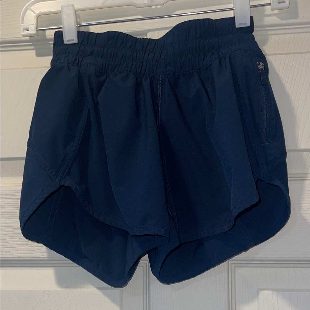 Lululemon Athletica Dark Blue Athletic Shorts